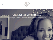 Tablet Screenshot of lasvegasglamourboudoir.com